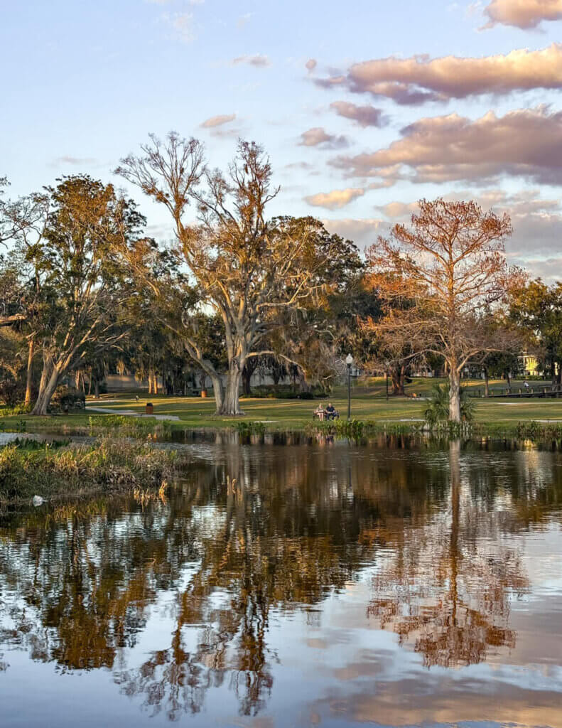 Beauty shot of Venetian Gardens in Leesburg, Florida. 