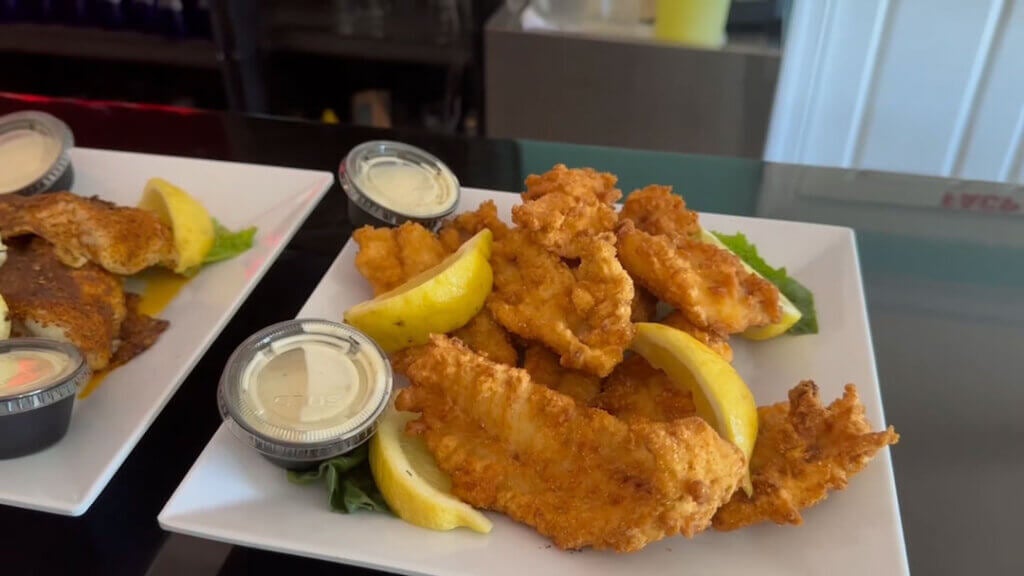 Fish at The Diving Pelican in Everglades City, Florida