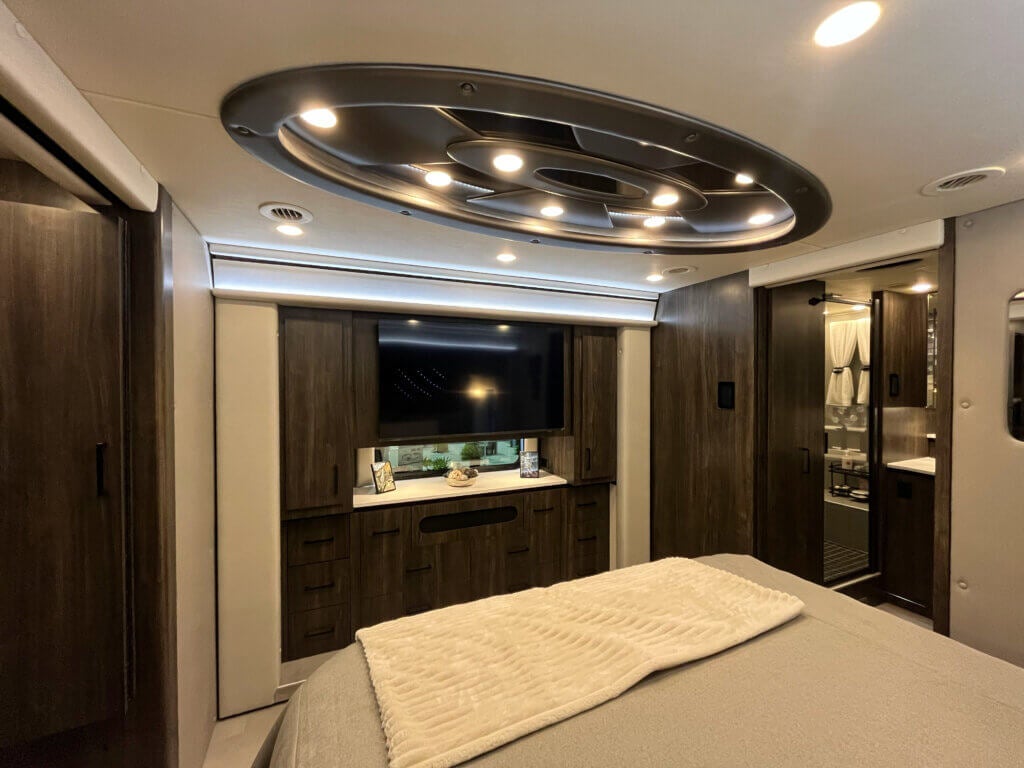 2027 Foretravel Motorcoach Realm Luxury RV at the 2026 RV SuperShow in in Tampa, FL