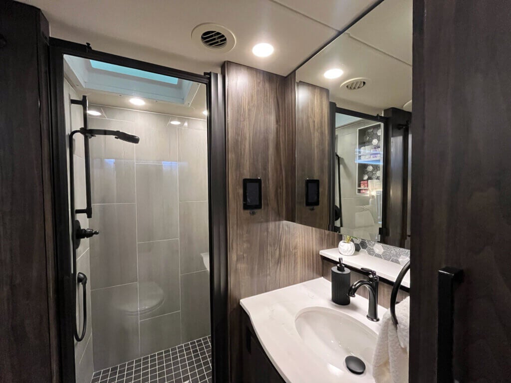 2027 Foretravel Motorcoach Realm Luxury RV at the 2026 RV SuperShow in in Tampa, FL