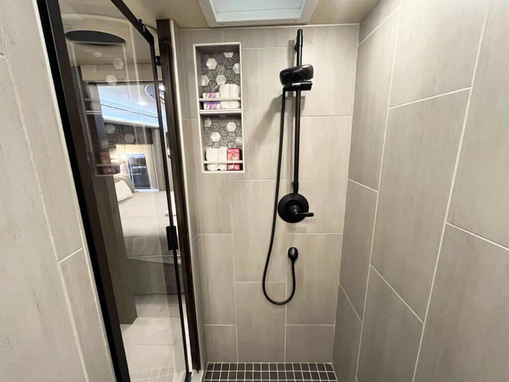 2027 Foretravel Motorcoach Realm Luxury RV at the 2026 RV SuperShow in in Tampa, FL