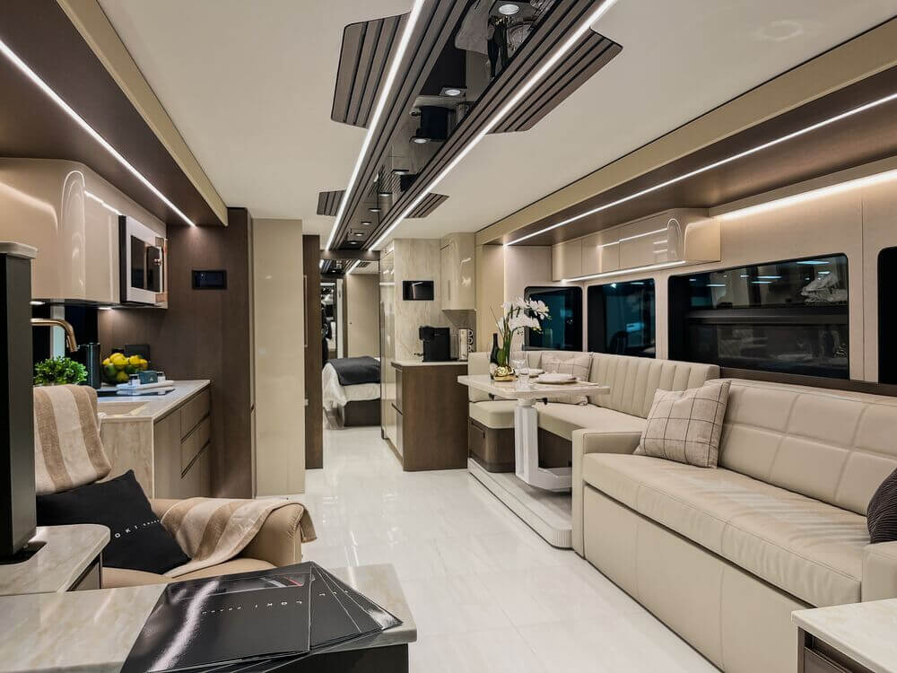 2026 Prevost Loki Coach Luxury RV at the 2026 RV SuperShow in Tampa, FL