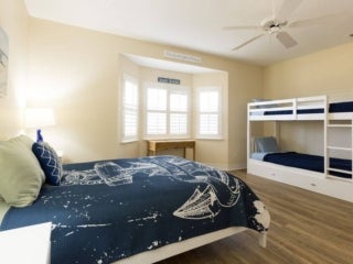 Bedroom in the Holiday Vacation Home rental in Leesburg, Florida.