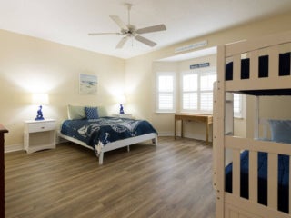 Bedroom in the Holiday Vacation Home rental in Leesburg, Florida.