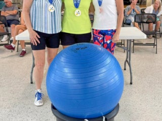 Senior Olympics at Holiday RV Park in Leesburg, Florida.