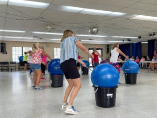 Senior Olympics at Holiday RV Park in Leesburg, Florida.