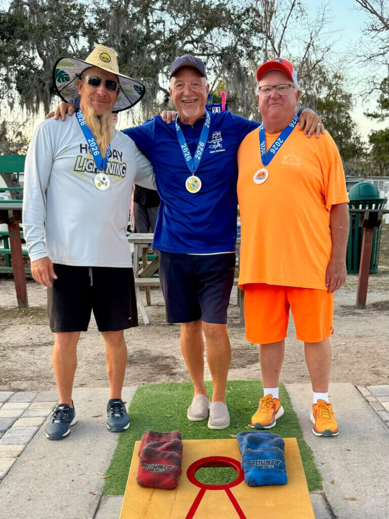 Senior Olympics at Holiday RV Park in Leesburg, Florida.