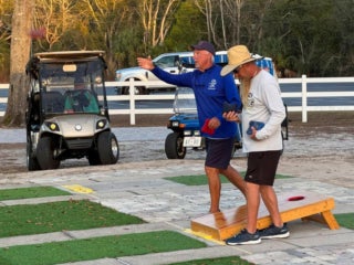 Senior Olympics at Holiday RV Park in Leesburg, Florida.