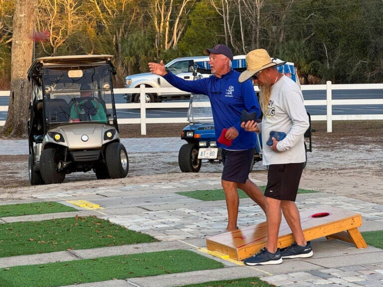 Senior Olympics at Holiday RV Park in Leesburg, Florida.