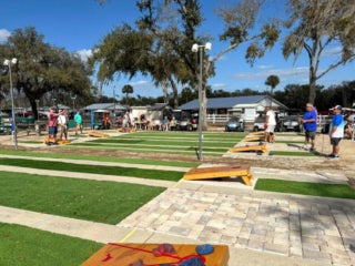 Senior Olympics at Holiday RV Park in Leesburg, Florida.