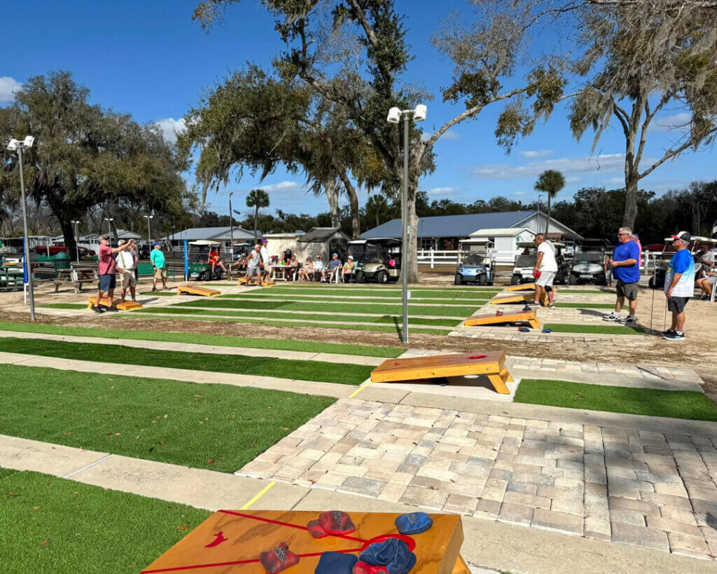 Senior Olympics at Holiday RV Park in Leesburg, Florida.