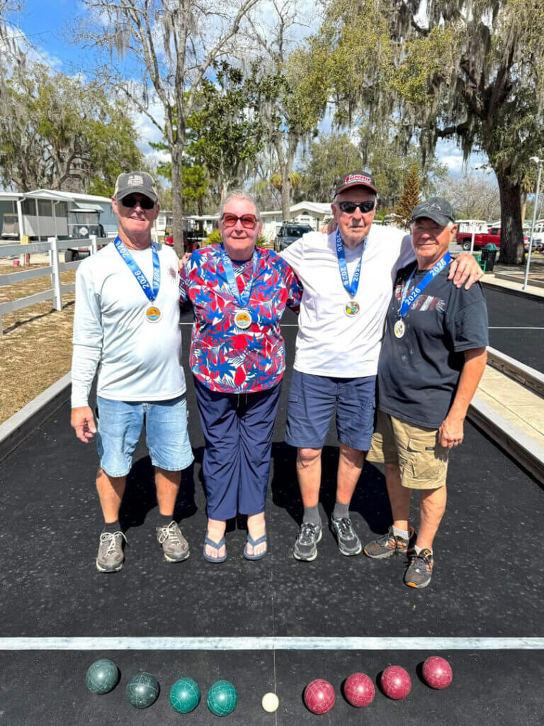 Senior Olympics at Holiday RV Park in Leesburg, Florida.