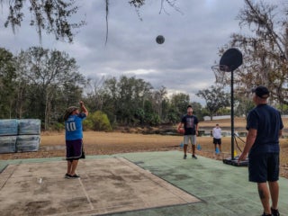 Senior Olympics at Holiday RV Park in Leesburg, Florida.