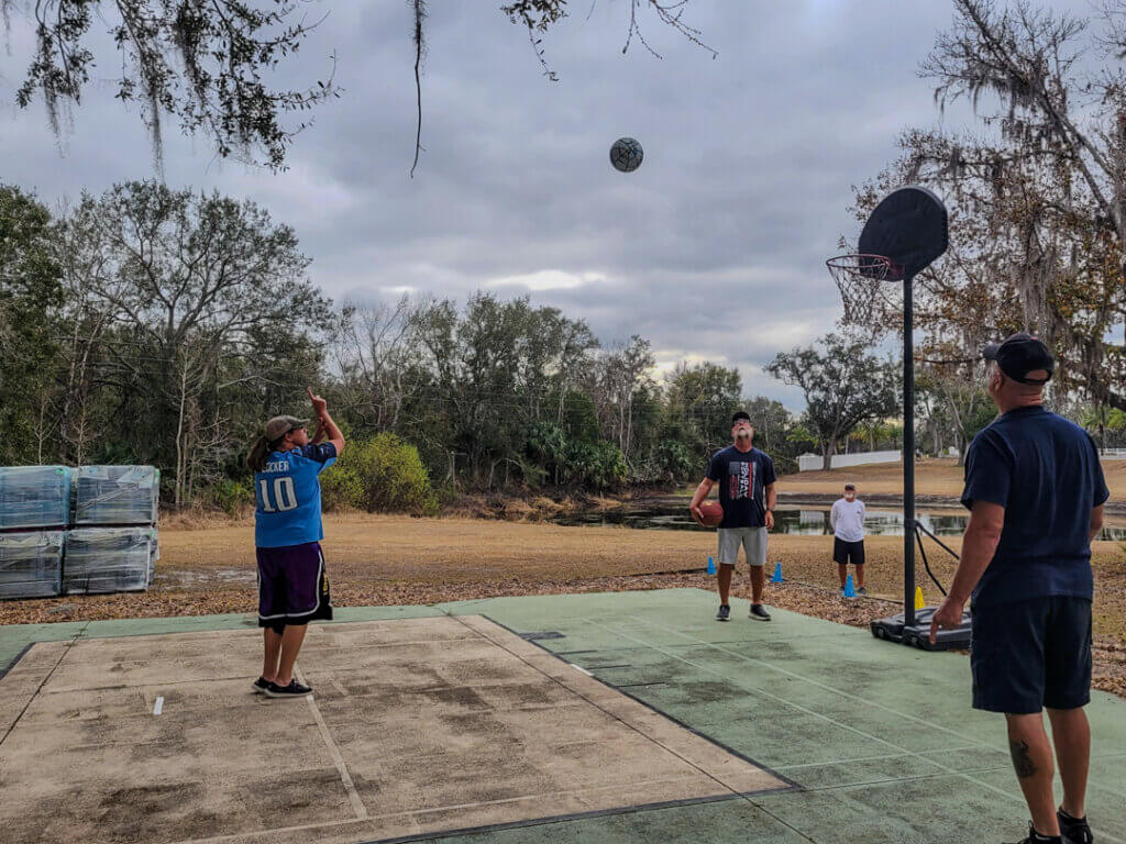 Senior Olympics at Holiday RV Park in Leesburg, Florida.