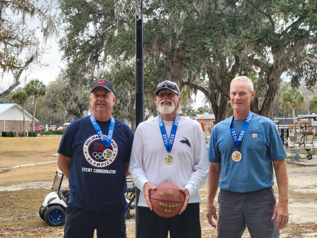 Senior Olympics at Holiday RV Park in Leesburg, Florida.
