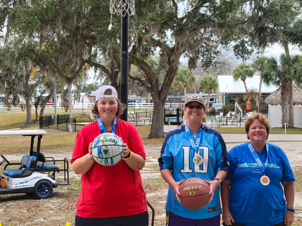 Senior Olympics at Holiday RV Park in Leesburg, Florida.
