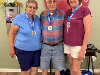 Senior Olympics at Holiday RV Park in Leesburg, Florida.