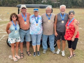 Senior Olympics at Holiday RV Park in Leesburg, Florida.