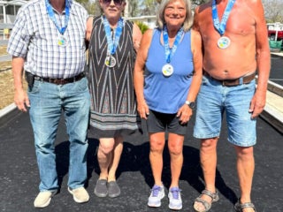 Senior Olympics at Holiday RV Park in Leesburg, Florida.