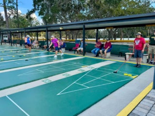 Senior Olympics at Holiday RV Park in Leesburg, Florida.