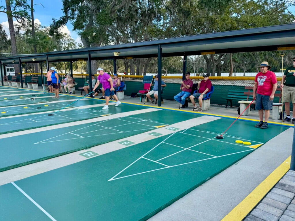 Senior Olympics at Holiday RV Park in Leesburg, Florida.