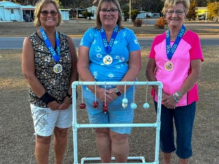 Senior Olympics at Holiday RV Park in Leesburg, Florida.