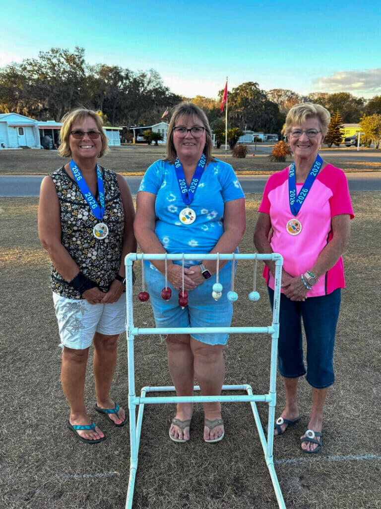 Senior Olympics at Holiday RV Park in Leesburg, Florida.