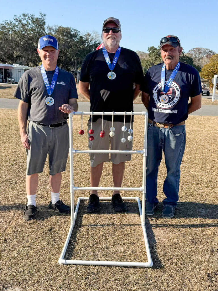Senior Olympics at Holiday RV Park in Leesburg, Florida.