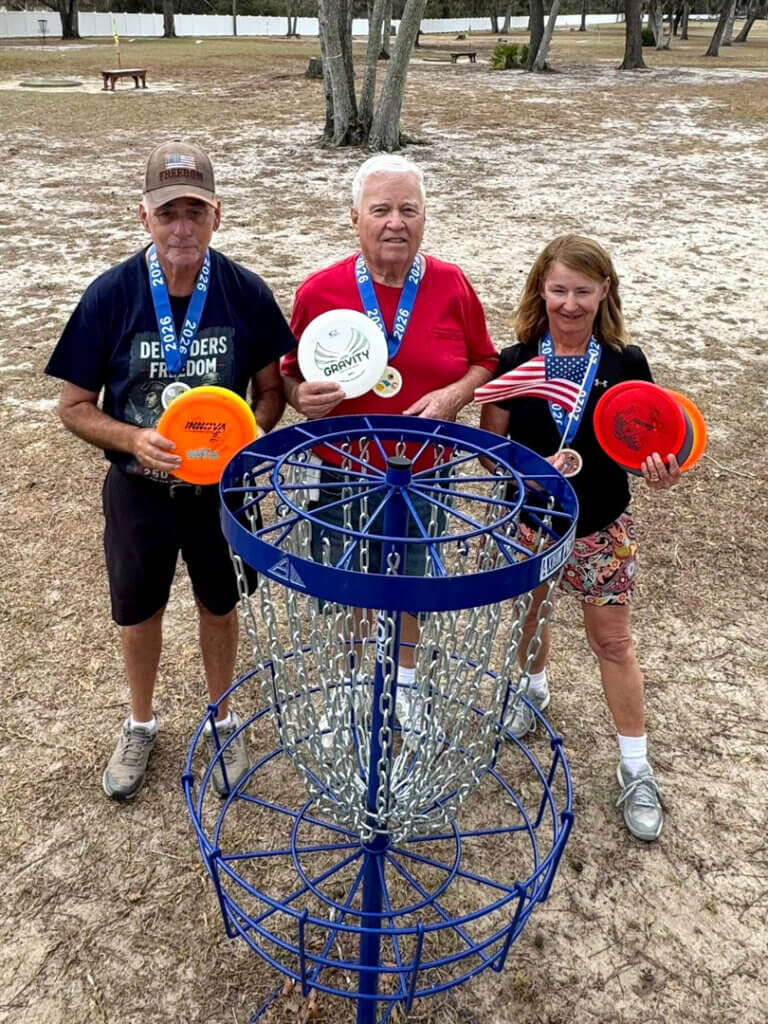 Senior Olympics at Holiday RV Park in Leesburg, Florida.