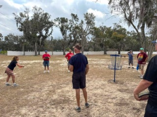 Senior Olympics at Holiday RV Park in Leesburg, Florida.