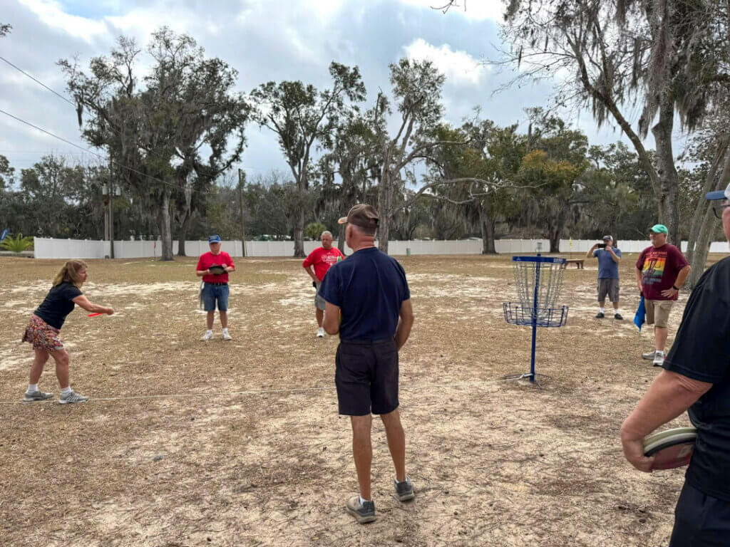 Senior Olympics at Holiday RV Park in Leesburg, Florida.