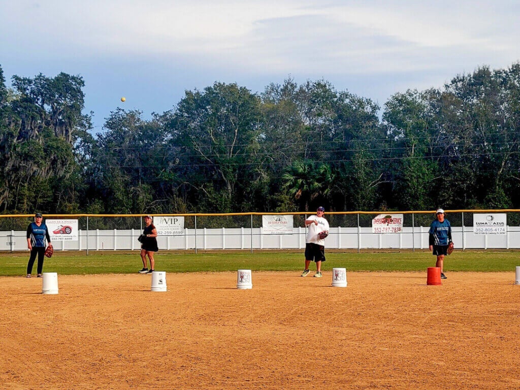 Senior Olympics at Holiday RV Park in Leesburg, Florida.