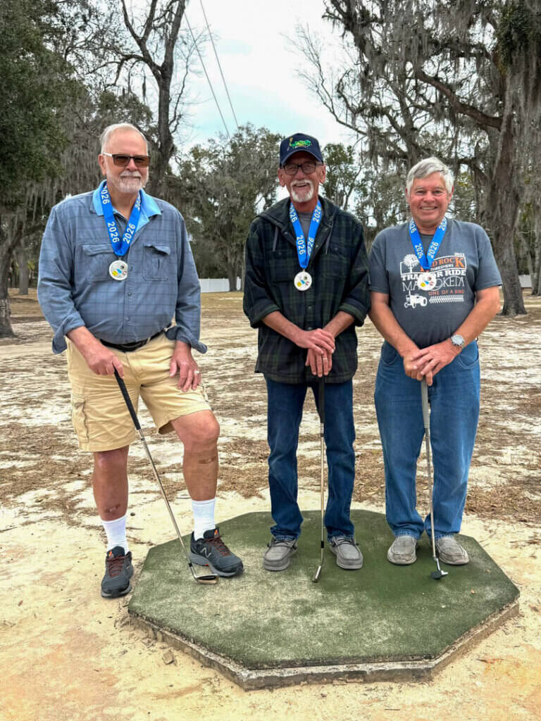 Senior Olympics at Holiday RV Park in Leesburg, Florida.