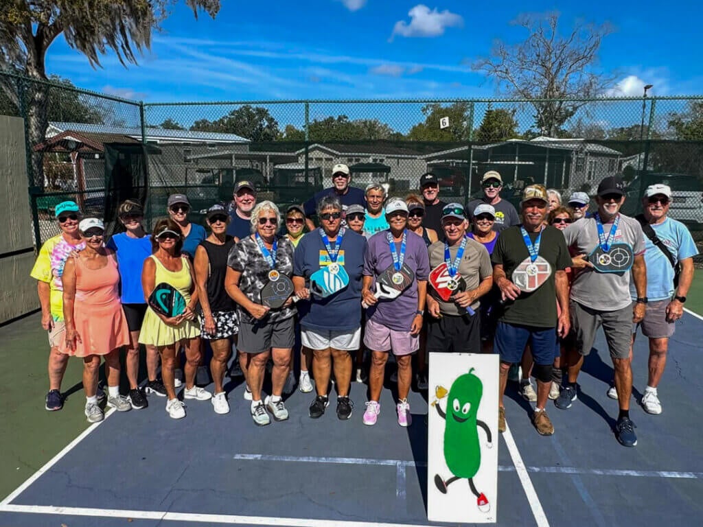 Senior Olympics at Holiday RV Park in Leesburg, Florida.