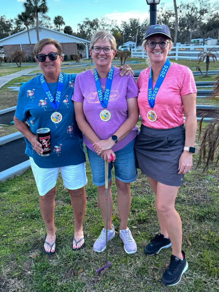 Senior Olympics at Holiday RV Park in Leesburg, Florida.