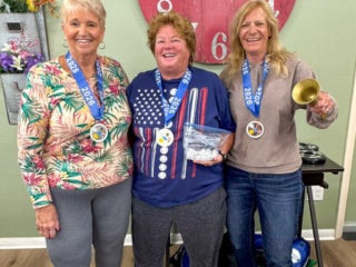 Senior Olympics at Holiday RV Park in Leesburg, Florida.