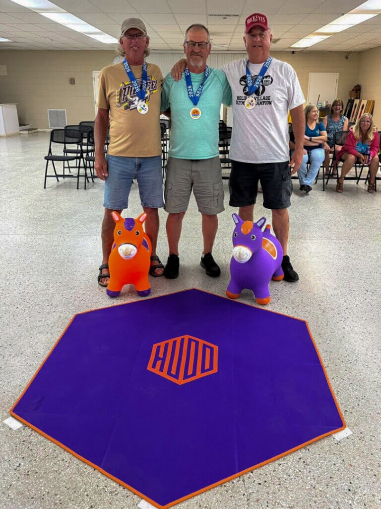 Senior Olympics at Holiday RV Park in Leesburg, Florida.