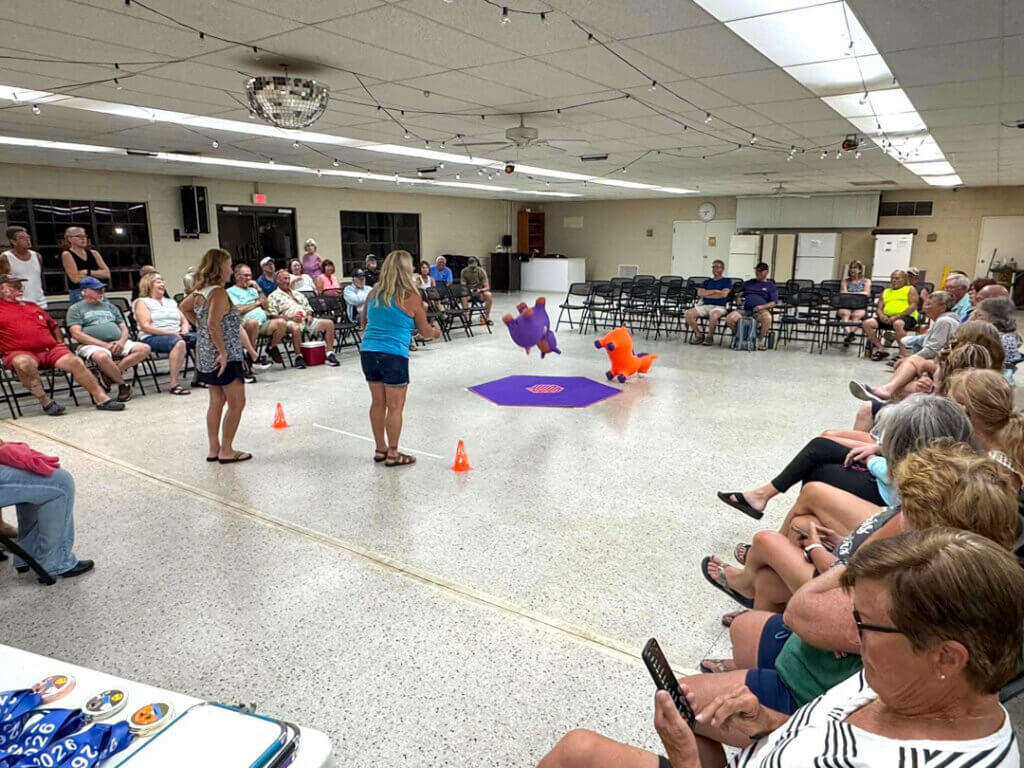 Senior Olympics at Holiday RV Park in Leesburg, Florida.