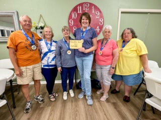 Senior Olympics at Holiday RV Park in Leesburg, Florida.