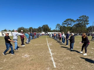 Senior Olympics at Holiday RV Park in Leesburg, Florida.