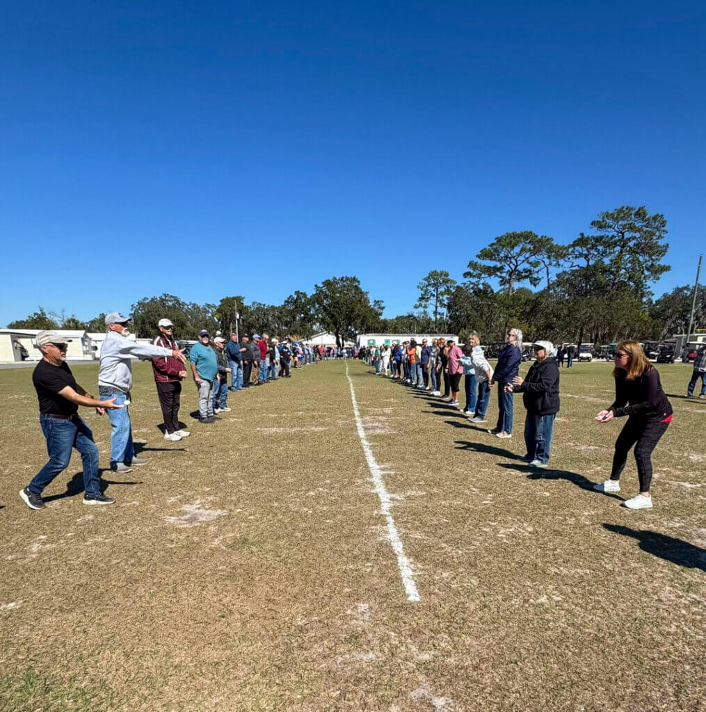 Senior Olympics at Holiday RV Park in Leesburg, Florida.