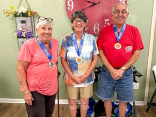 Senior Olympics at Holiday RV Park in Leesburg, Florida.