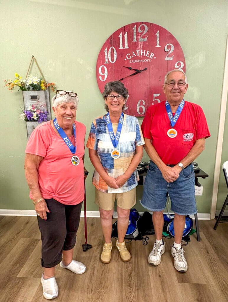Senior Olympics at Holiday RV Park in Leesburg, Florida.