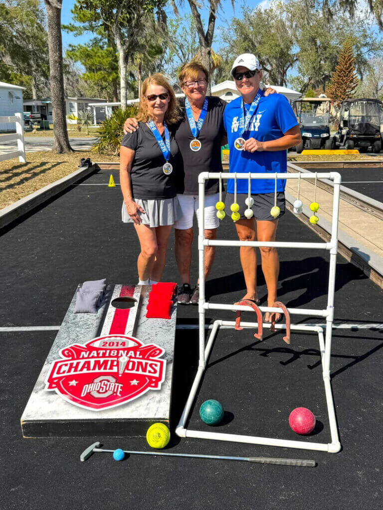 Senior Olympics at Holiday RV Park in Leesburg, Florida.