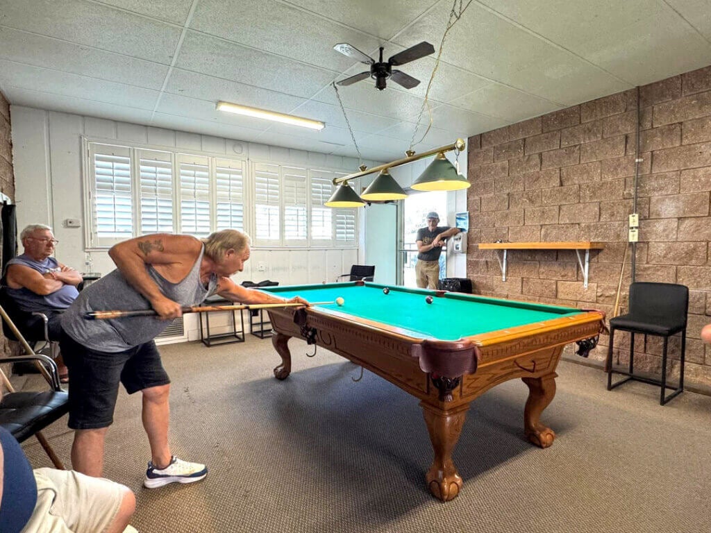 Senior Olympics at Holiday RV Park in Leesburg, Florida.
