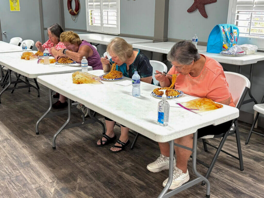 Senior Olympics at Holiday RV Park in Leesburg, Florida.