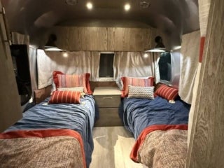 Photo of the Airstream Travel Trailer collaboration with Stetson and the 6666 Ranch at the 2026 Florida RV SuperShow in Tampa, Florida.