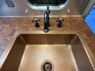 Photo of the Airstream Travel Trailer collaboration with Stetson and the 6666 Ranch at the 2026 Florida RV SuperShow in Tampa, Florida.