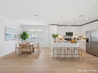 EBV - 20513 Polynesian Lp - Virtually Staged 01-2 Virtually staged interior of 20513 Polynesian Lp. at Estero Bay Village in Estero, Florida.