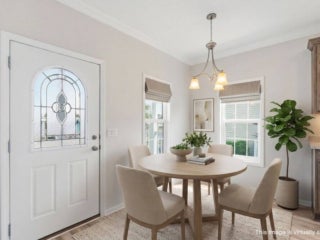 Virtually staged interior of 20548 Polynesian Lp. at Estero Bay Village in Estero, Florida.